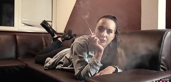  German smoking girl - Janina 4 Trailer